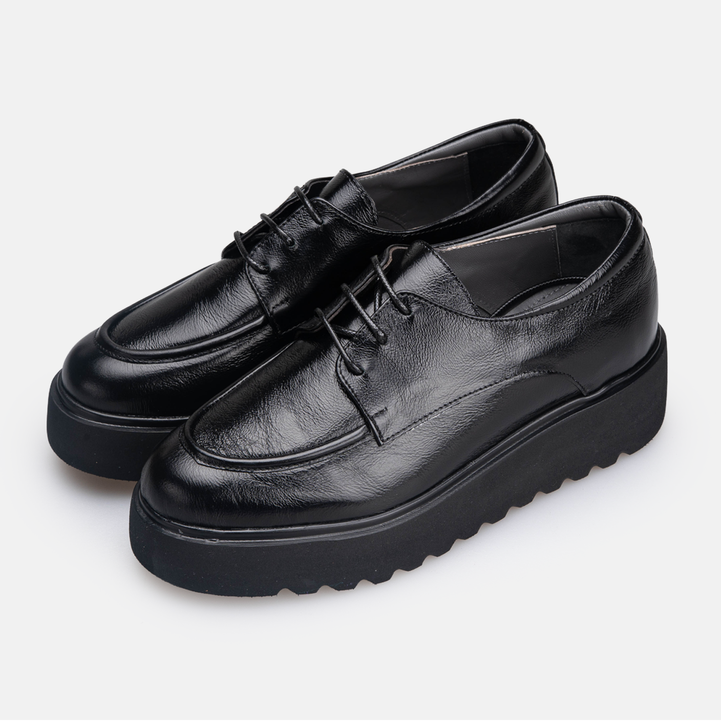 Volzak 4027 Chaussure en cuir Noir Vernis