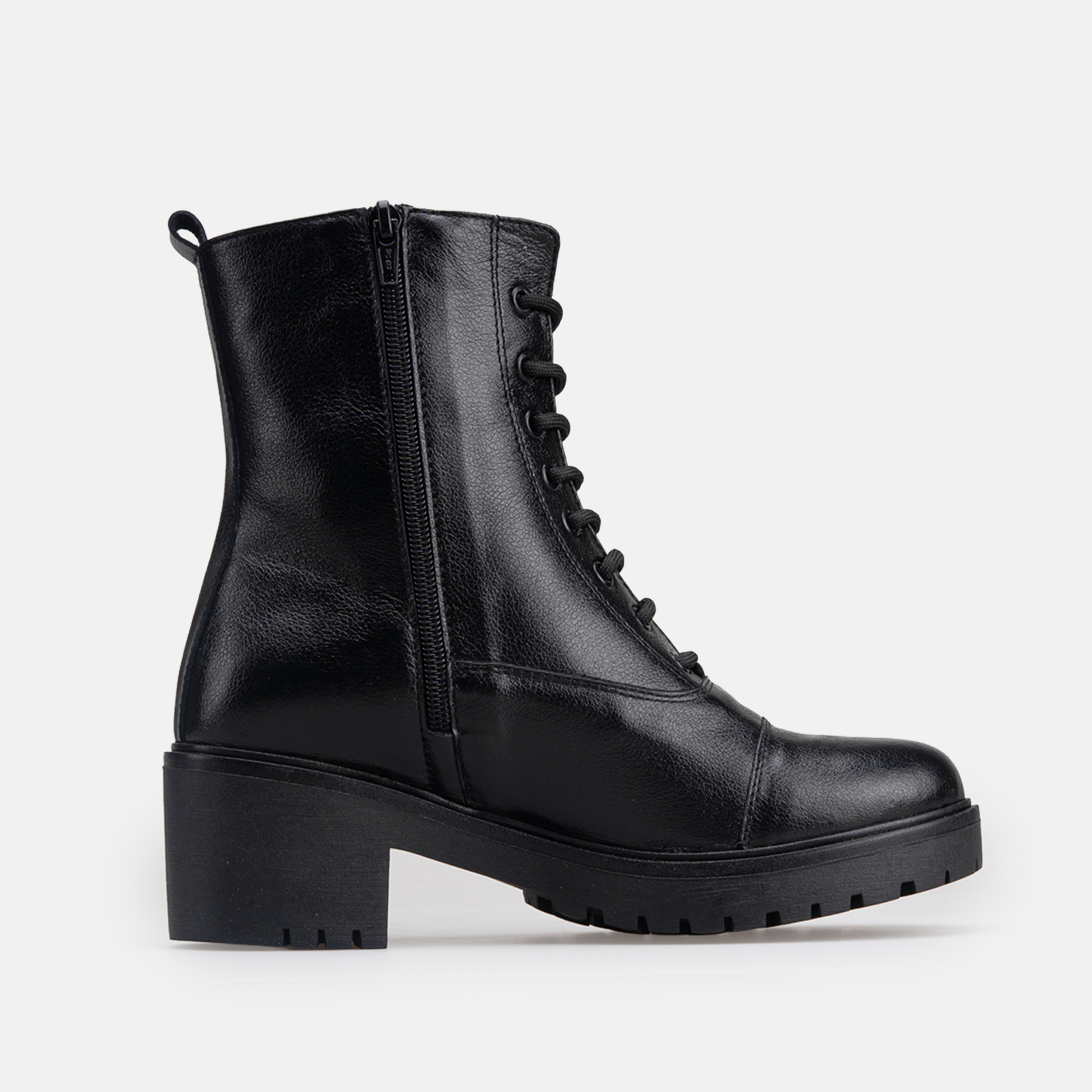 Volzak 4088 Bottine en cuir Noir Vernis