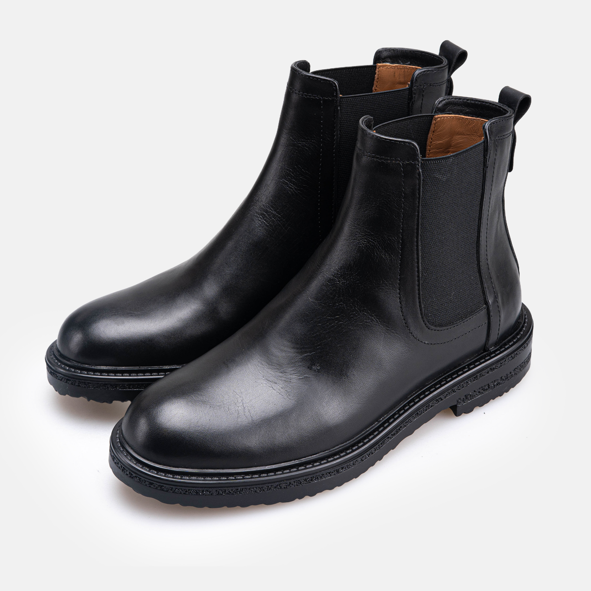 Volzak 4037 Bottine en cuir Noir