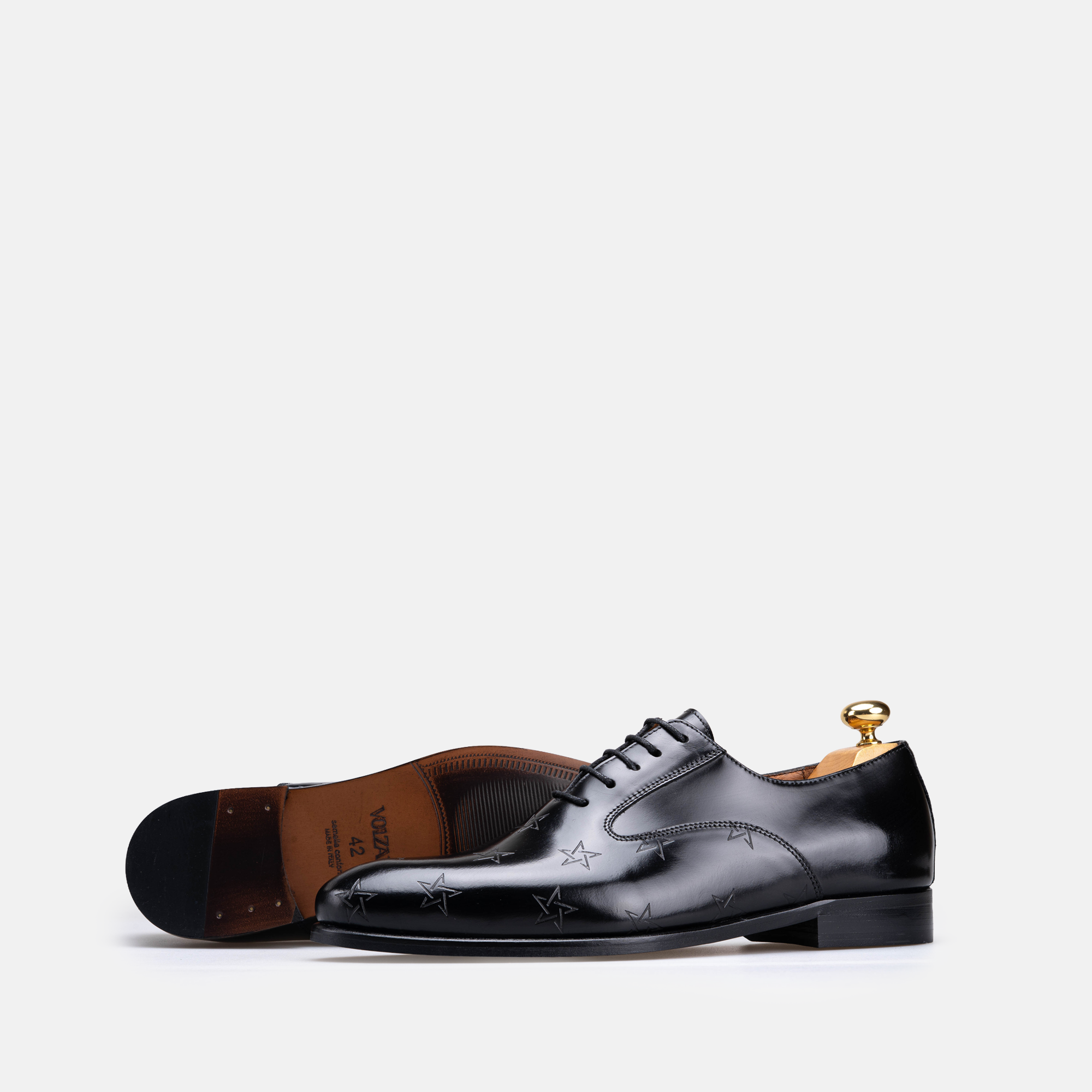 Édition limitée Volzak Morocco chaussure en cuir Noir Démasquable