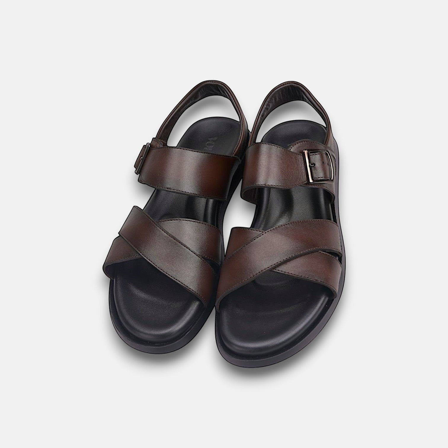 Volzak 5415 Sandale en cuir Marron