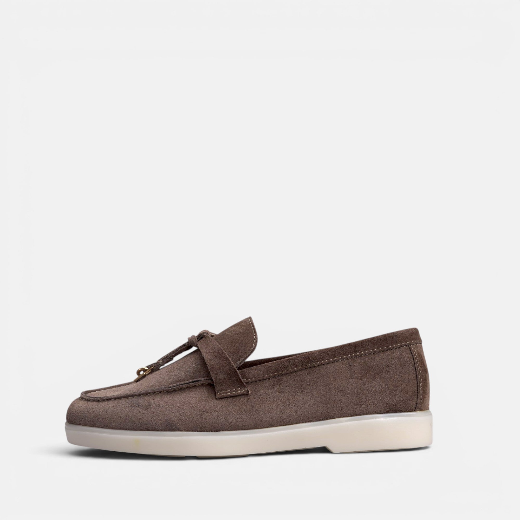 Volzak 279 Mocassin en daim Taupe