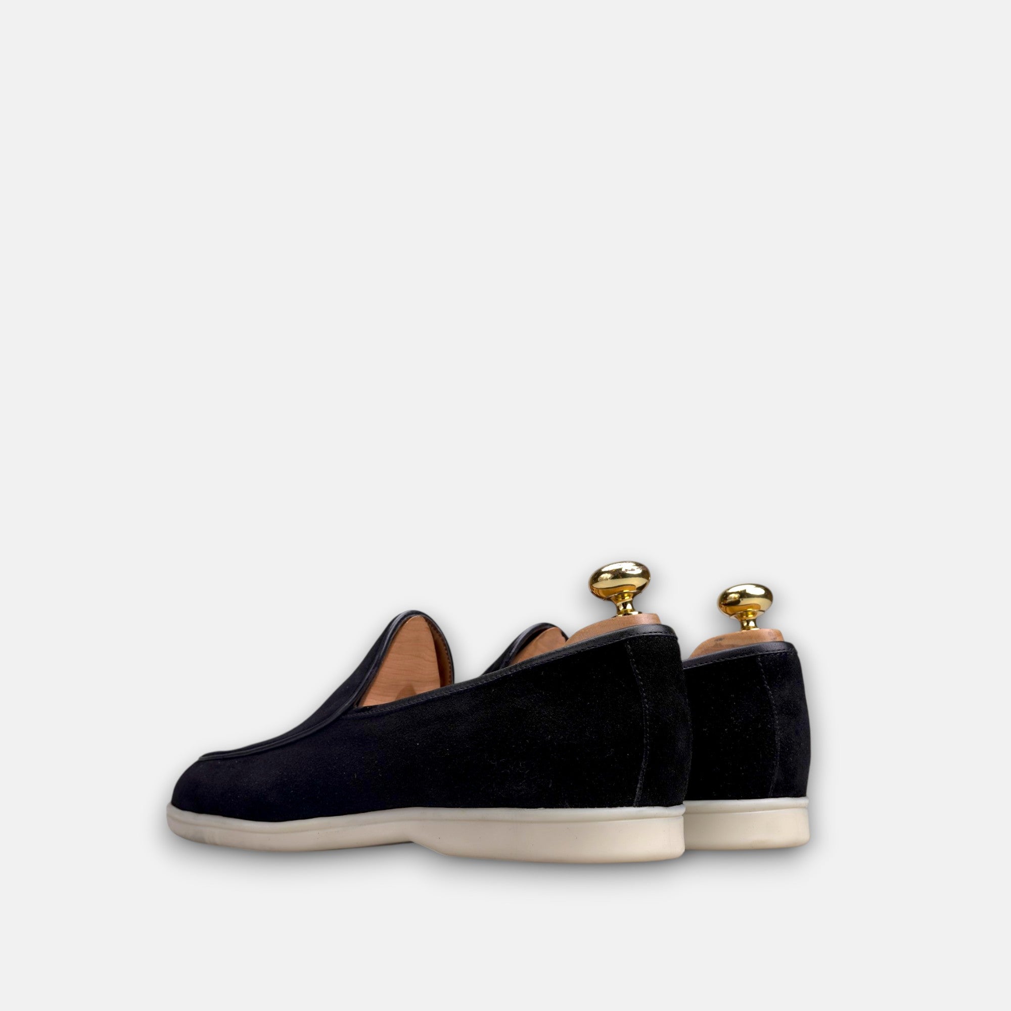 Volzak 5607 Mocassin en daim Noir