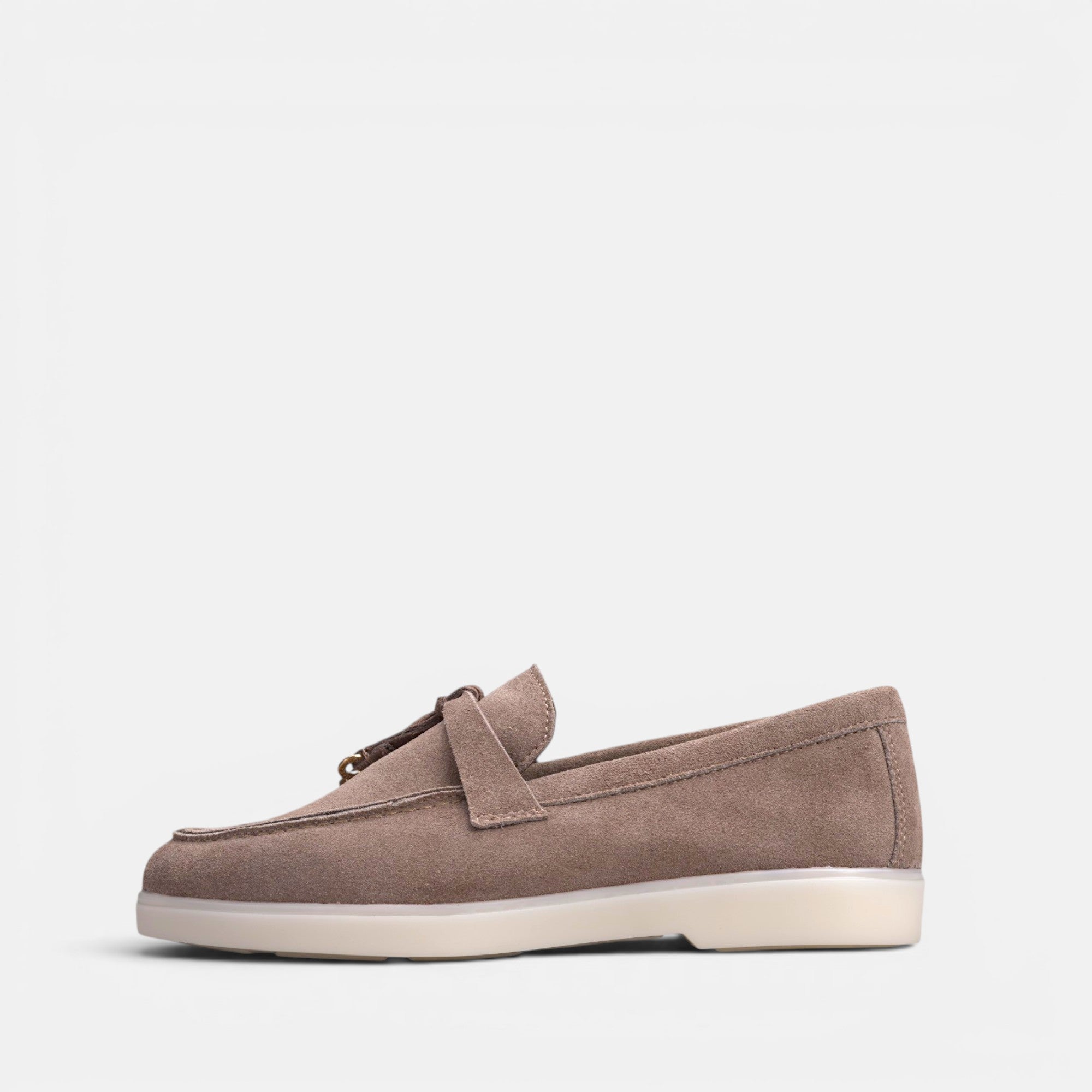 Volzak 279 Mocassin en daim beige