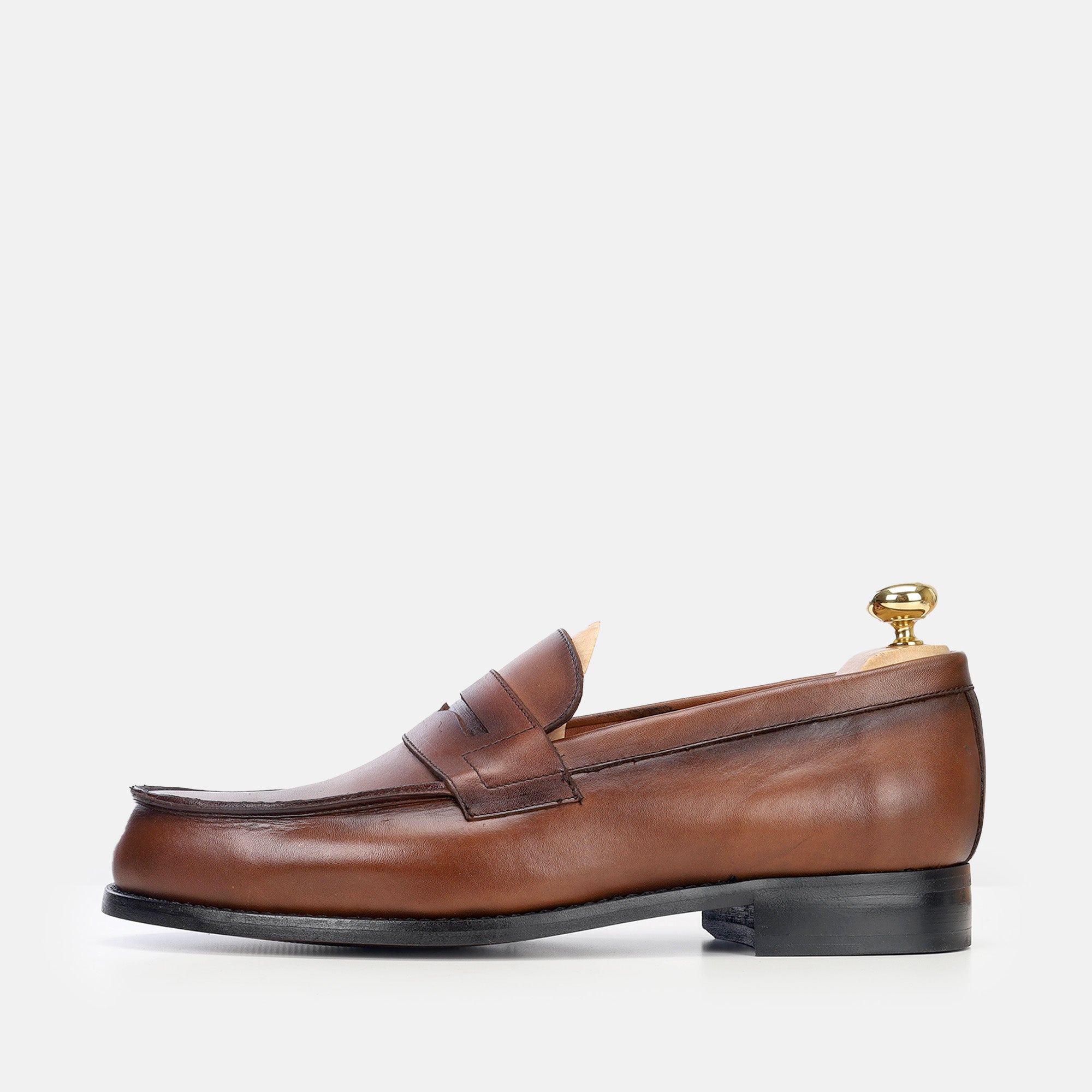 Volzak 5350 chaussure en cuir Marron Vintage