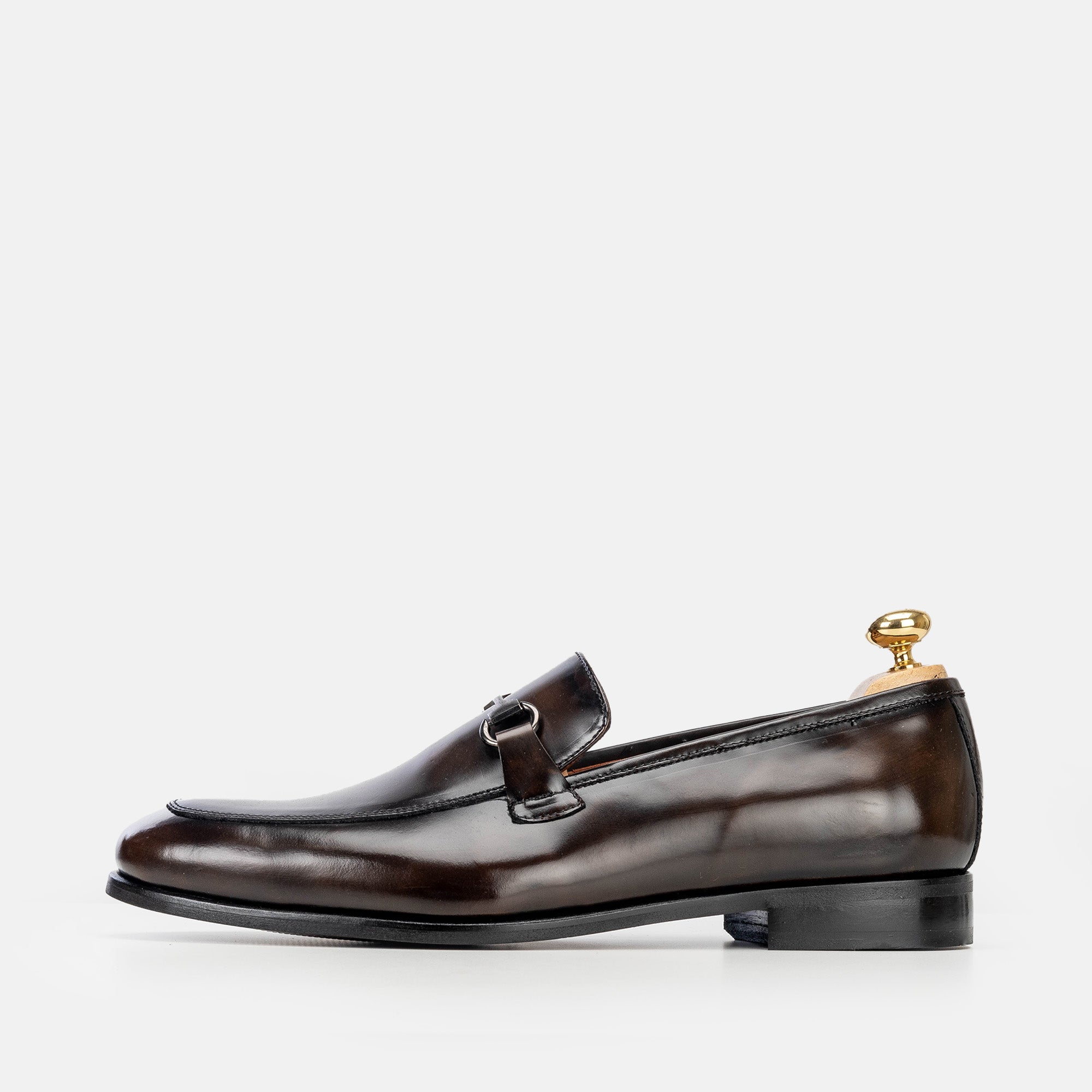 Volzak 5335 chaussure en cuir Démasquable Marron vintage