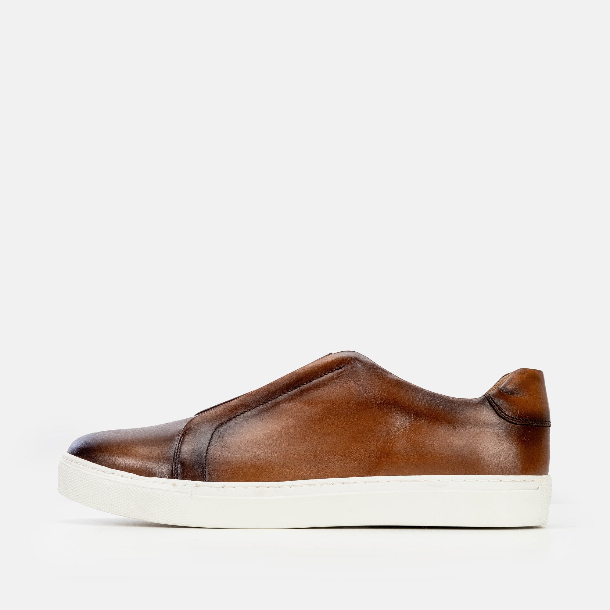 Volzak 5340 basket en cuir Marron Vintage