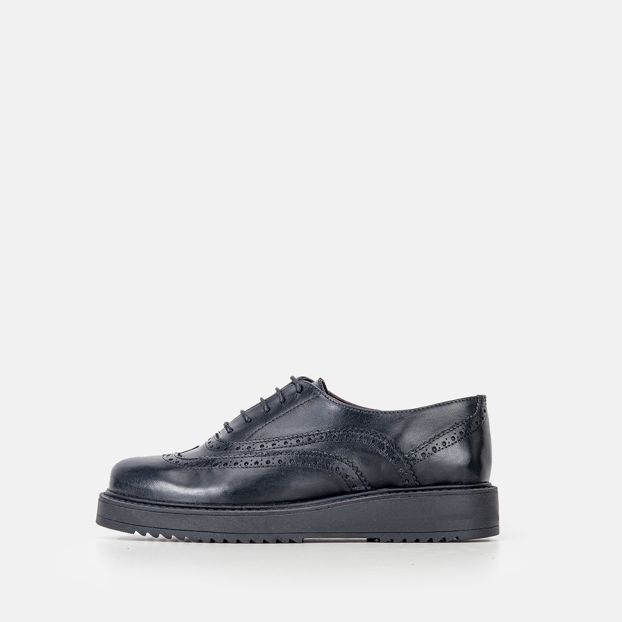 Volzak 0720 Black Leather Shoe