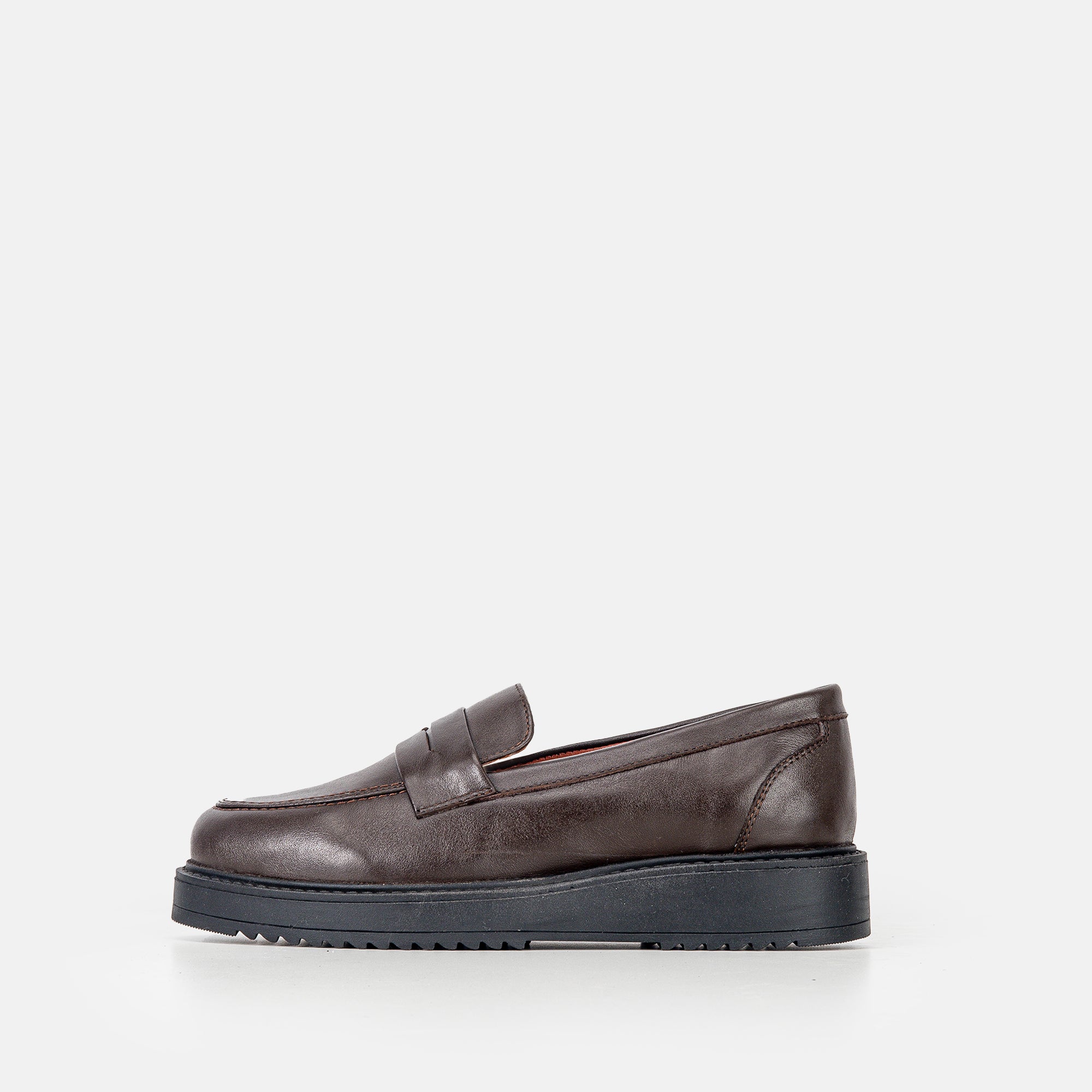 Volzak 0727 Brown Leather Shoe