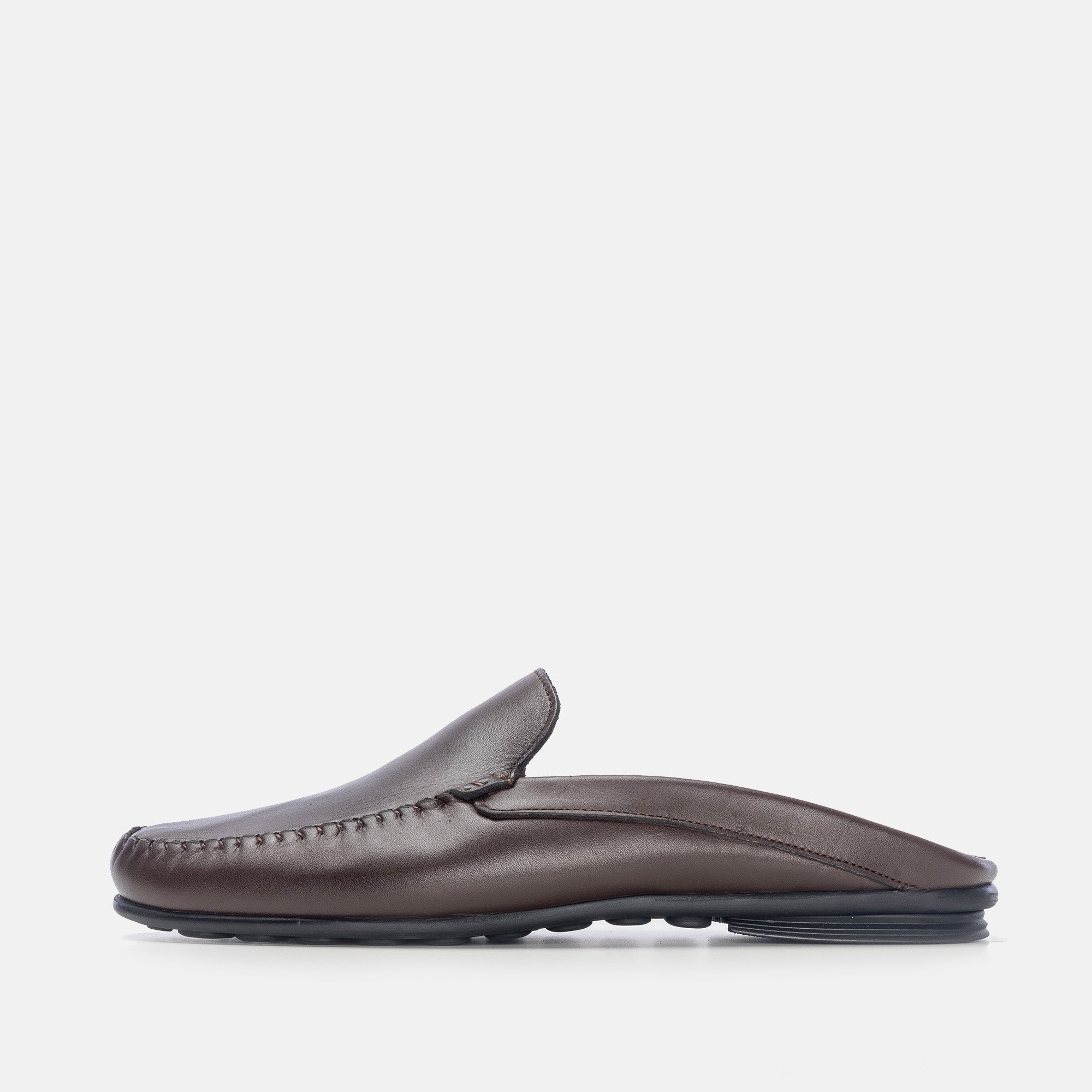 Volzak 5176 Brown Leather Mule