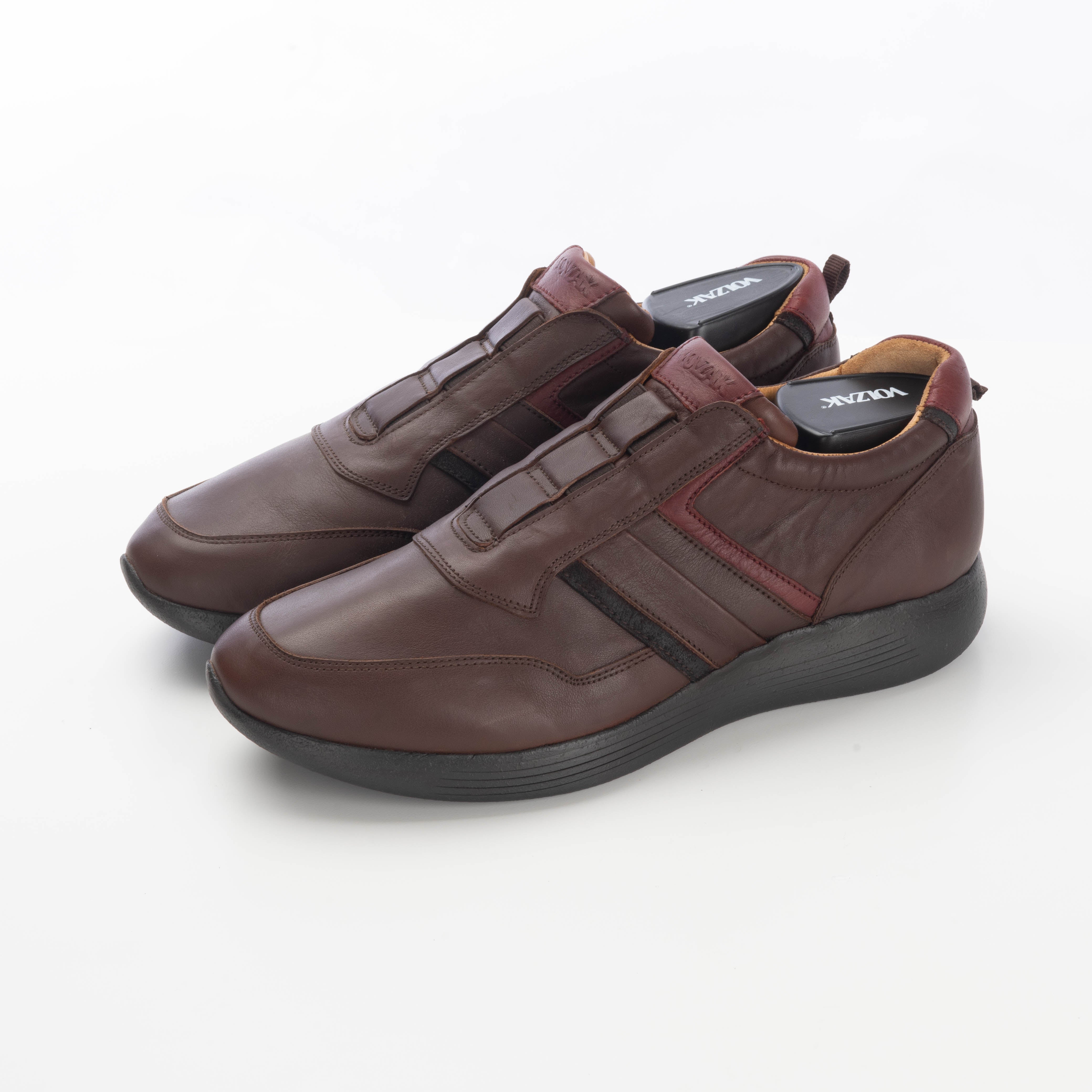 Volzak 586 Espadrille en cuir marron