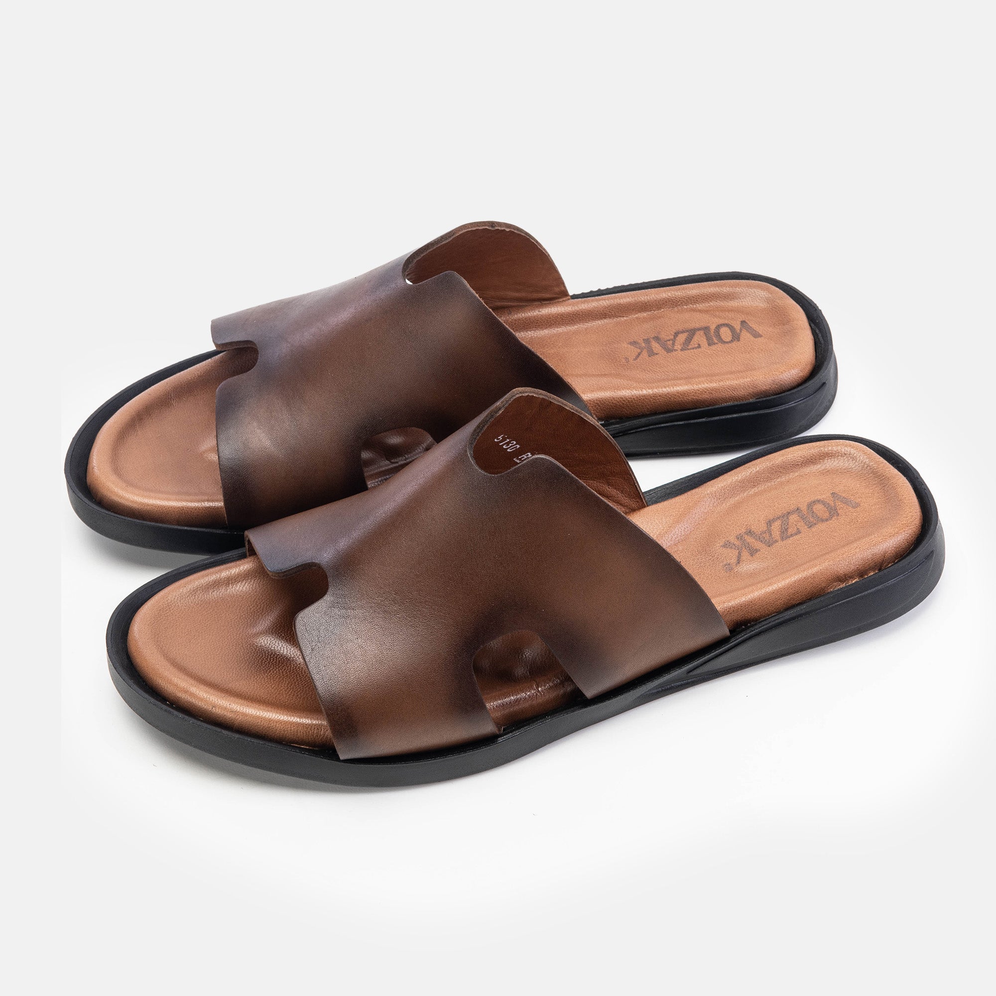 Volzak 5130 Vintage Brown Leather Sandal