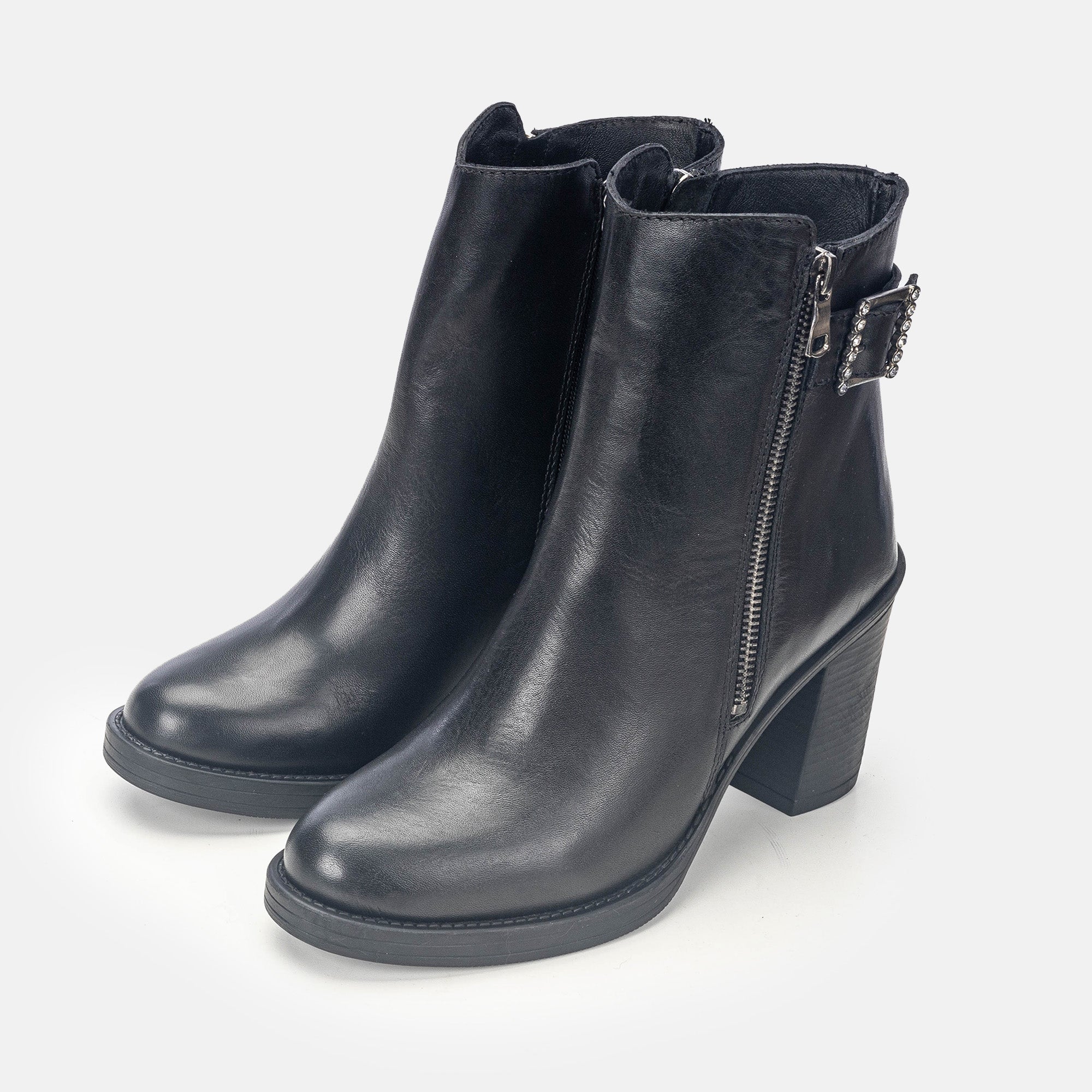 Volzak 9919 Bottine en cuir Noir