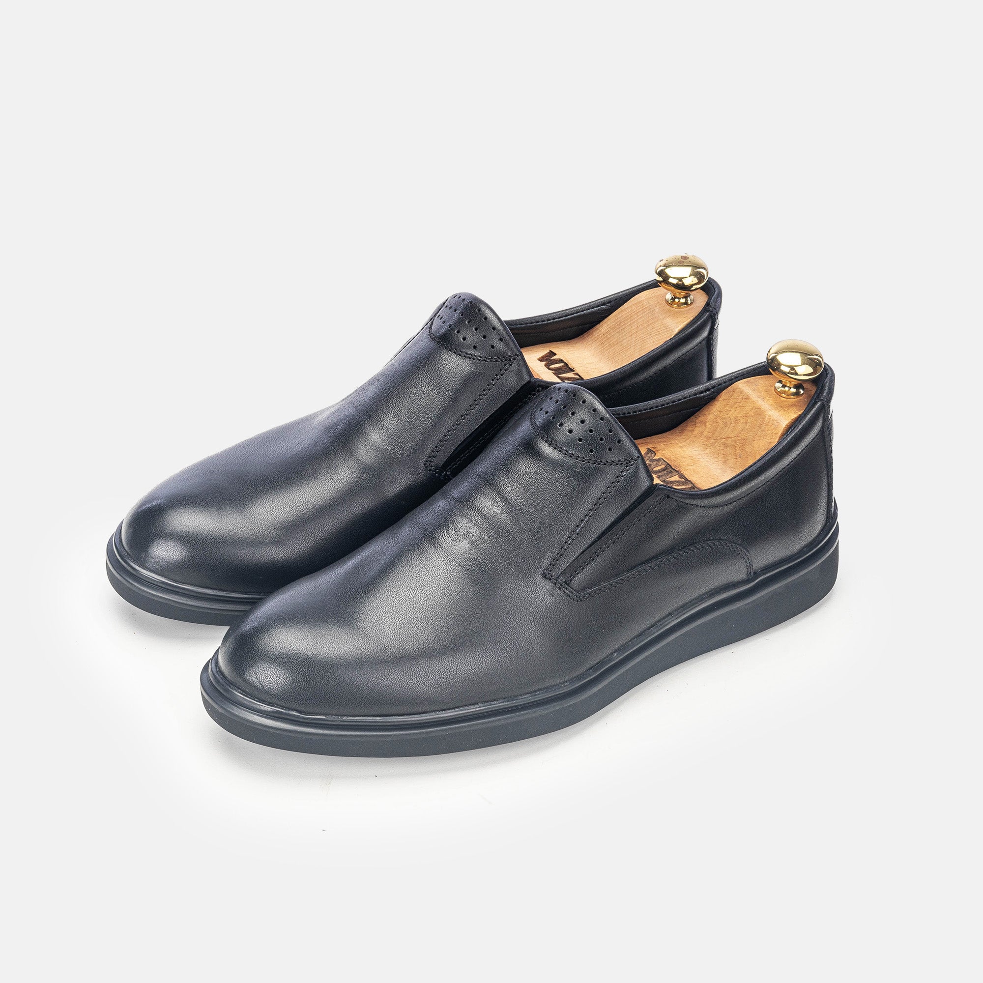 Volzak 8850 Chaussure en cuir Noir