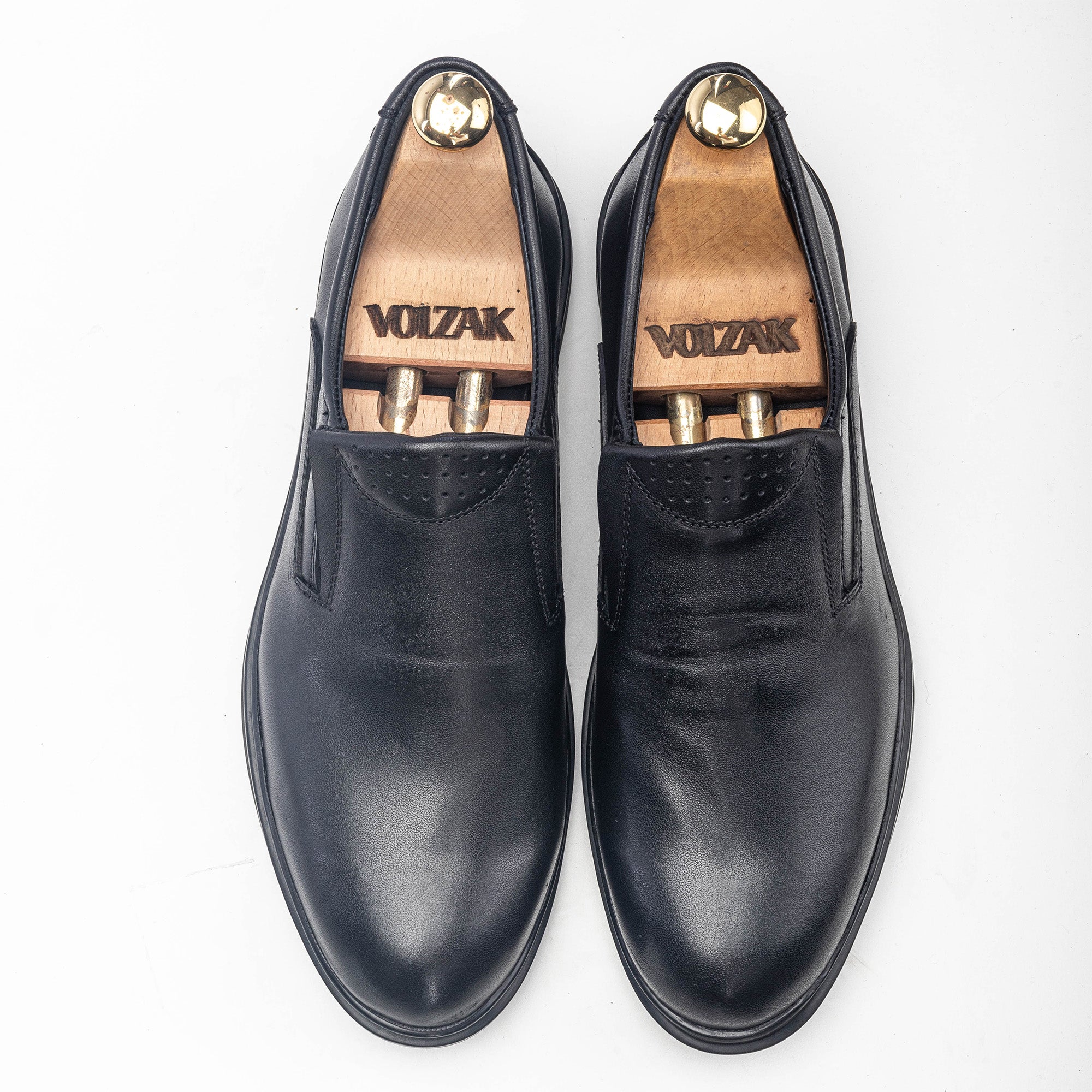 Volzak 8850 Chaussure en cuir Noir