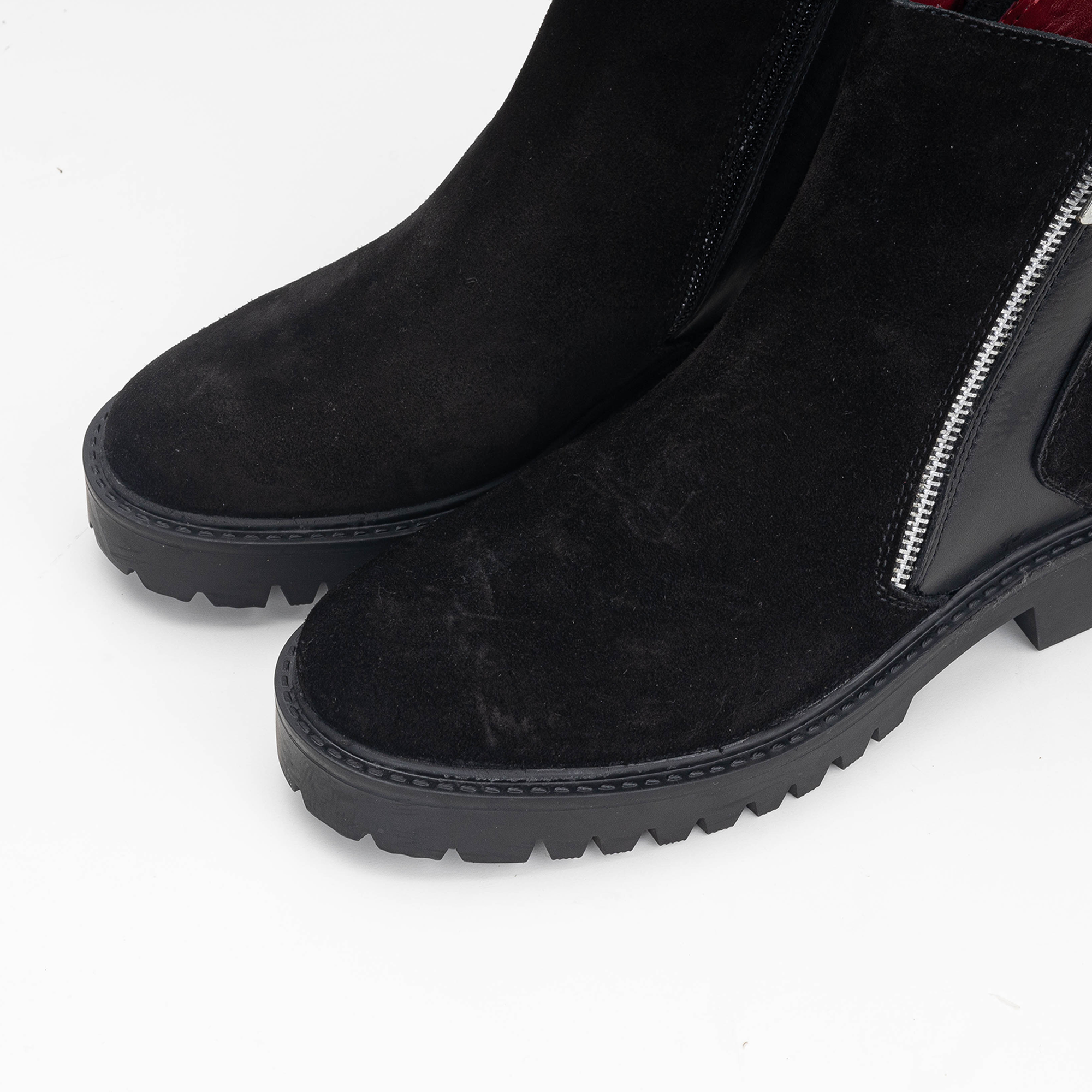 Volzak 1087 Bottine en daim Noir