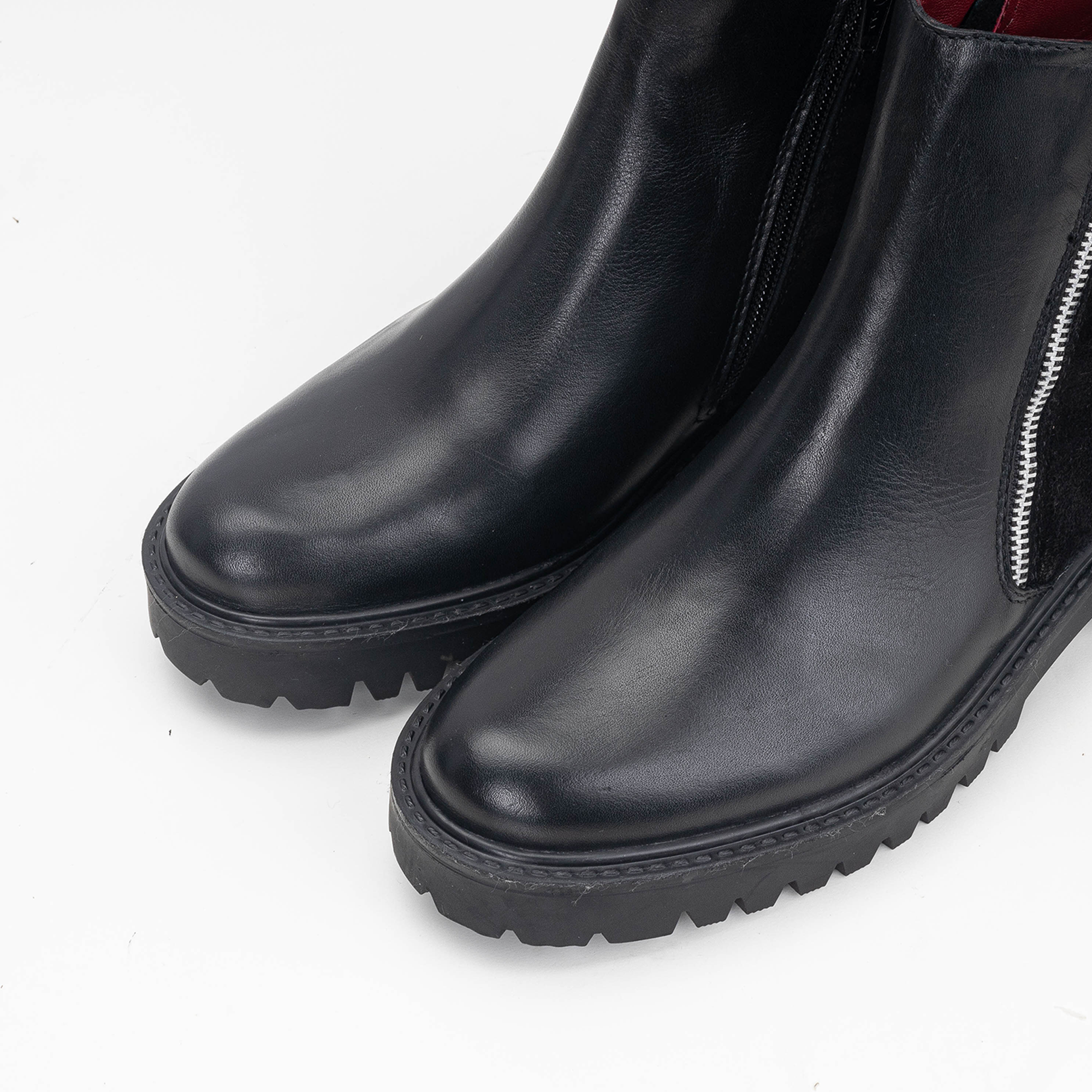 Volzak 1087 Bottine en cuir Noir