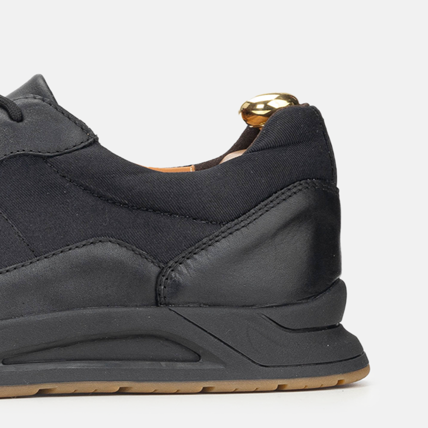 Volzak 3039 Basket en cuir Noir