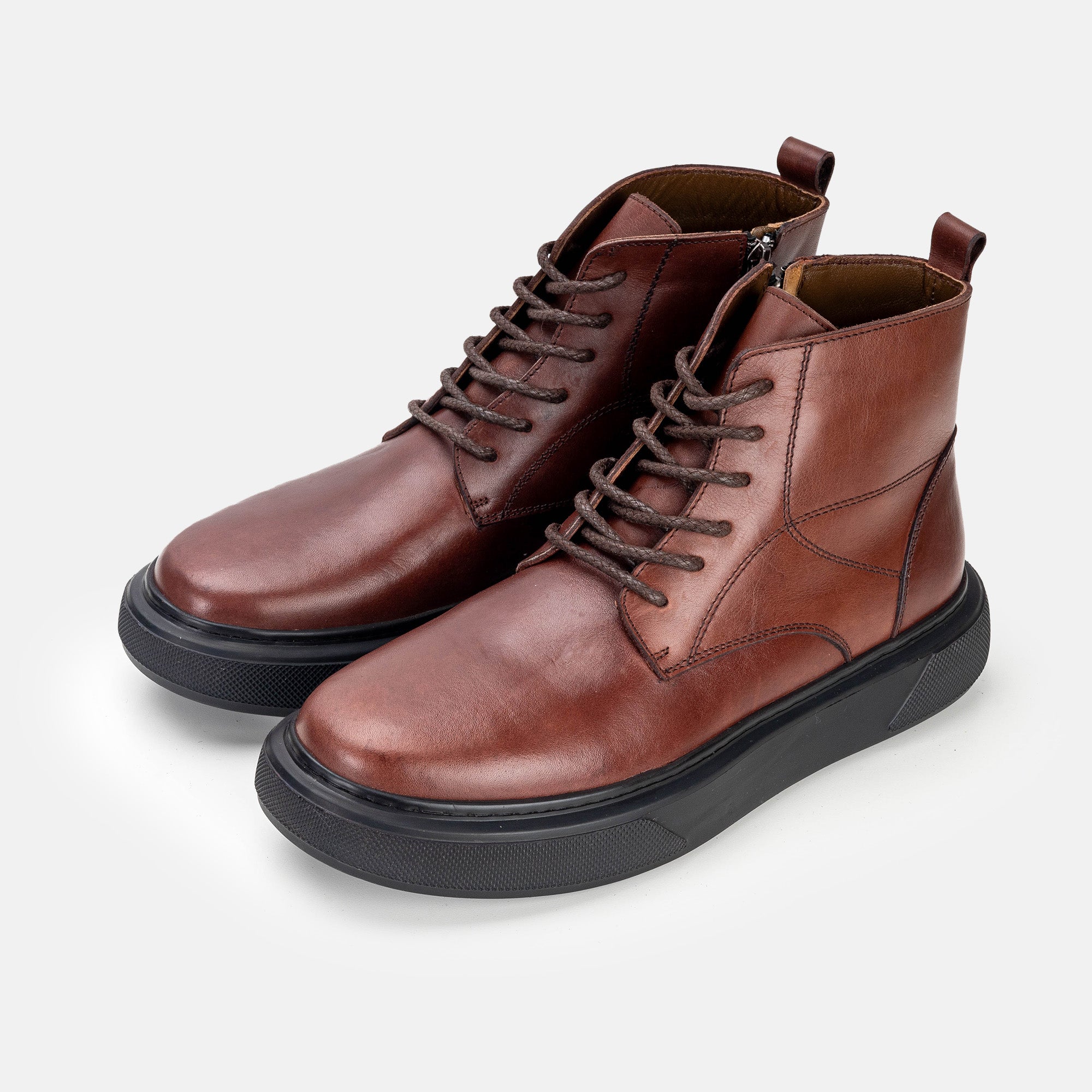 Volzak 4003 Brown Leather Ankle Boot