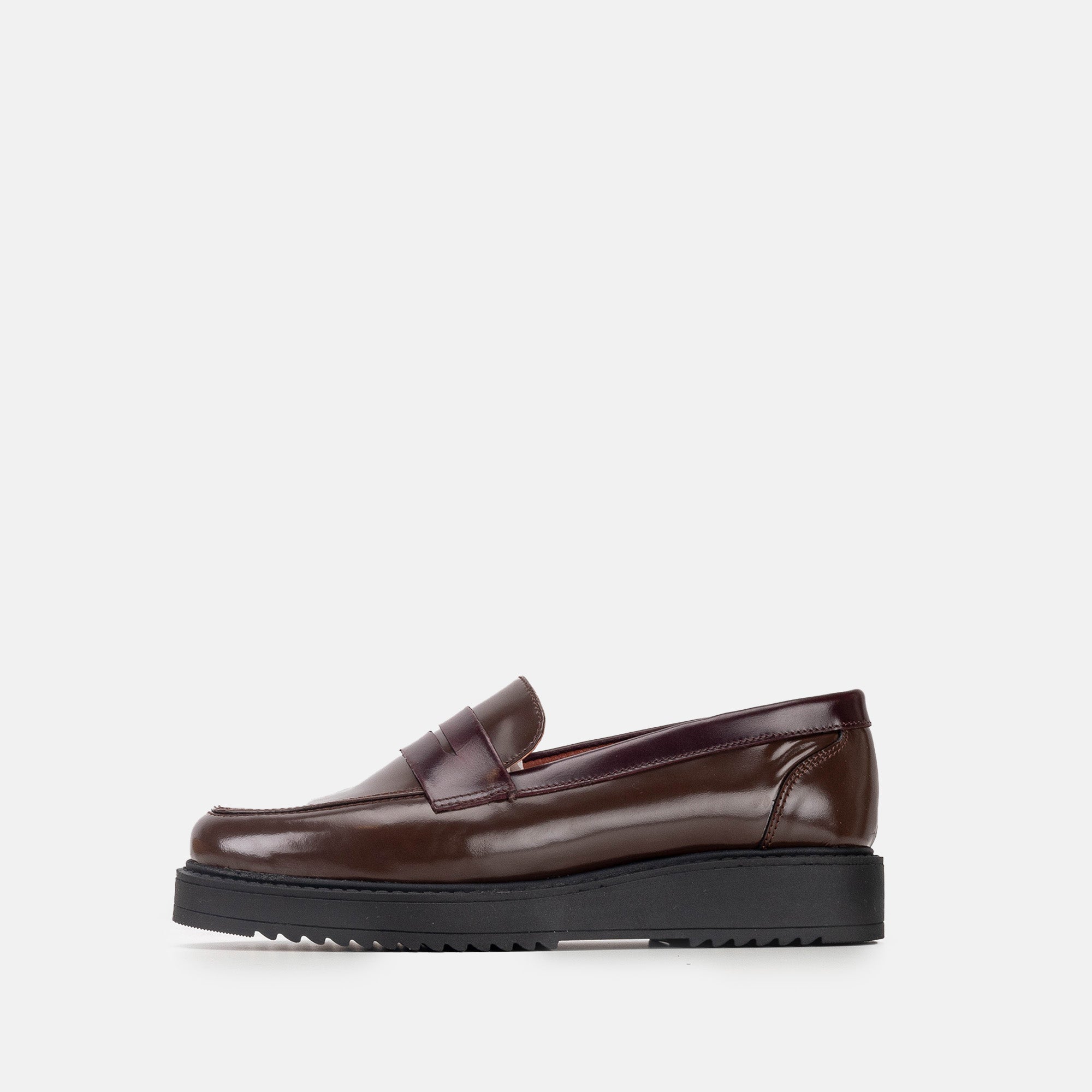 Volzak 0727 Brown Patent Leather Shoe