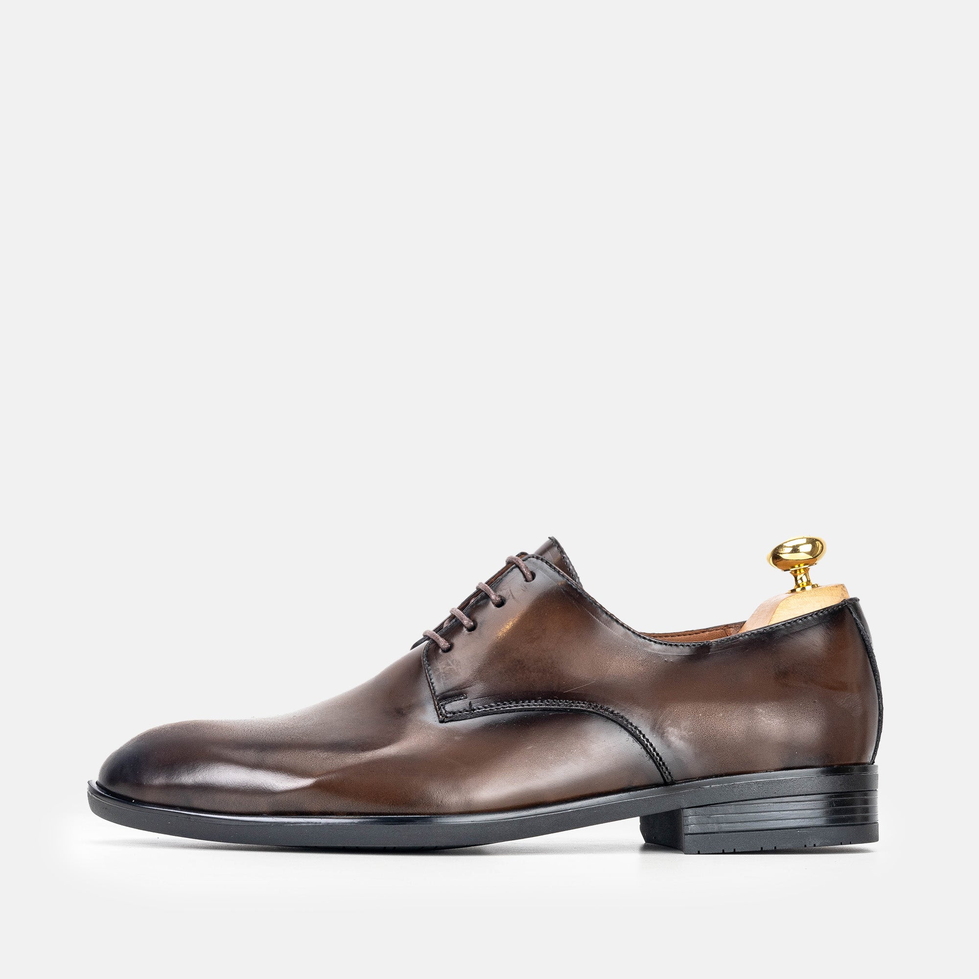 Volzak 5325 chaussure en cuir Démasquable Marron vintage