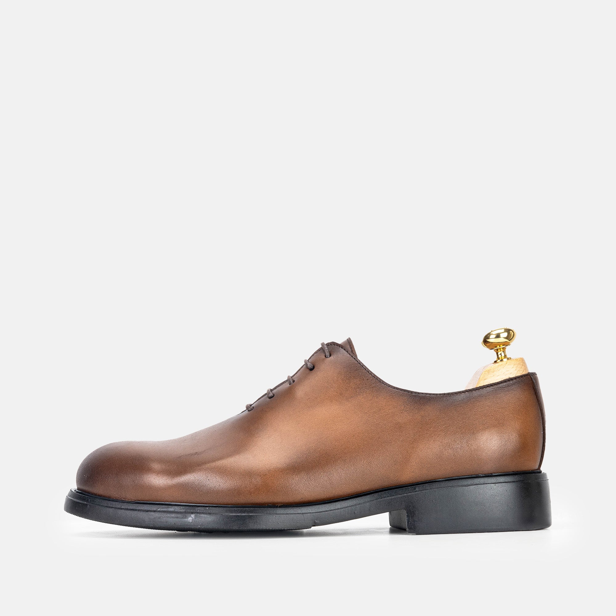 Volzak 5327 chaussure en cuir Marron Vintage