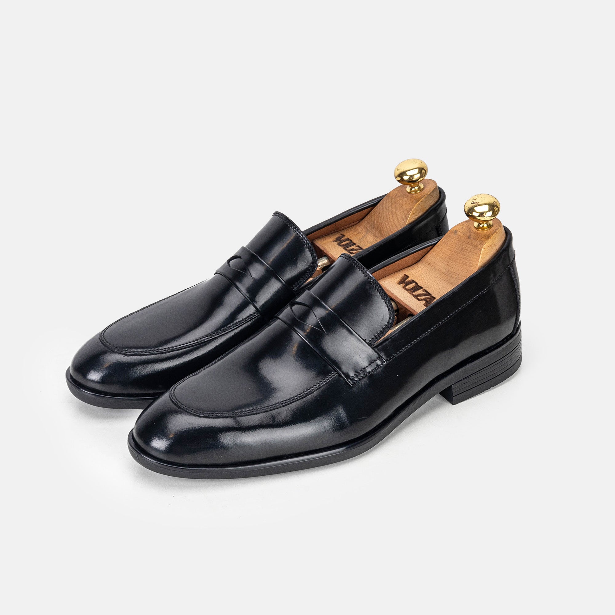 Volzak 5328 chaussure en cuir Démasquable Noir
