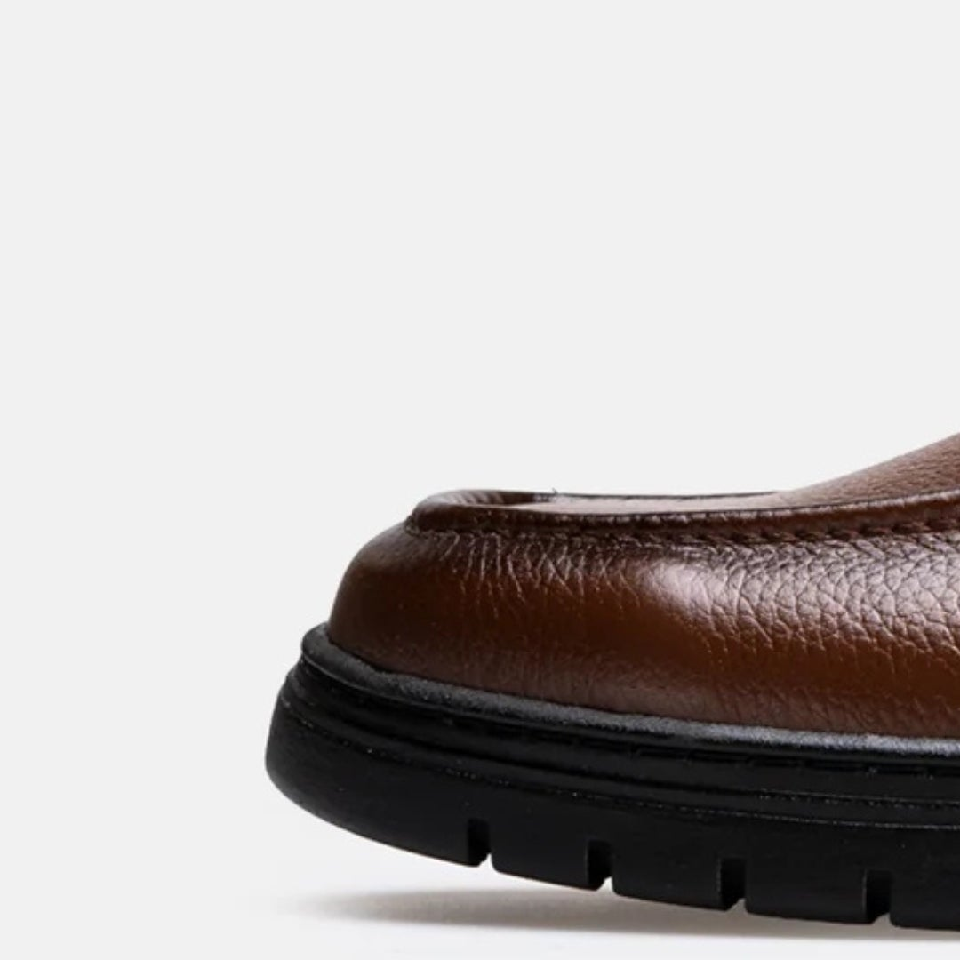 Volzak 5518 chaussure en cuir Marron Grainé