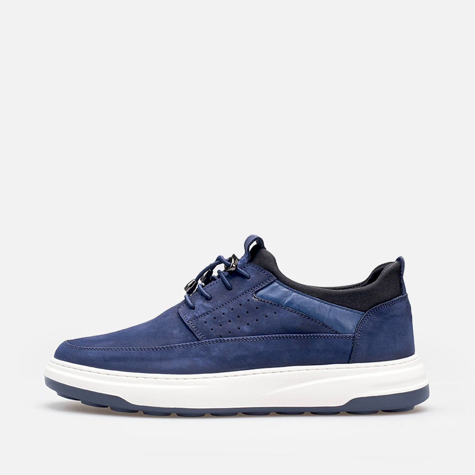 Volzak 317 basket en nubuck Bleu