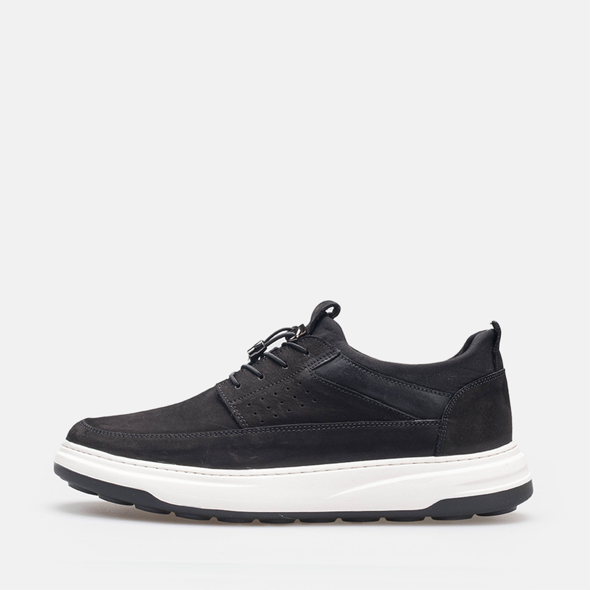 Volzak 317 basket en nubuck Noir
