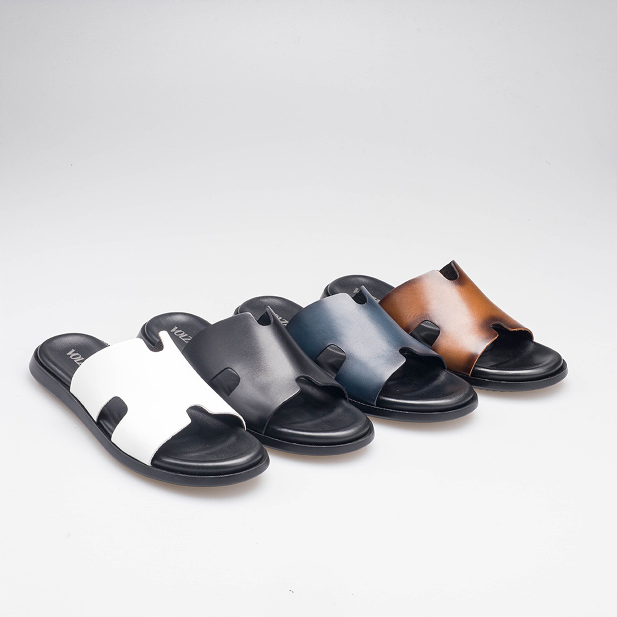 Volzak 5405 Sandale en cuir Bleu