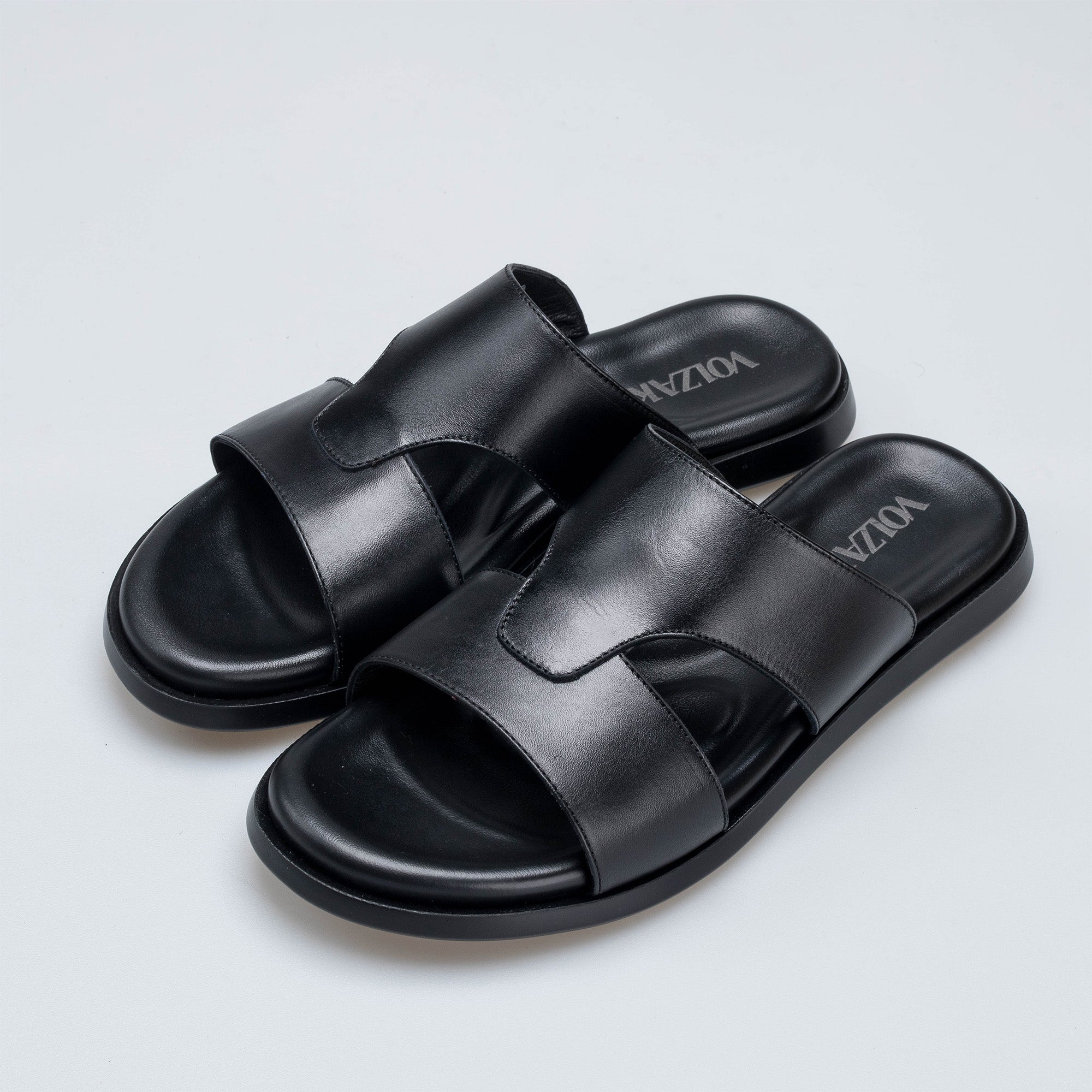 Volzak 5409 Sandale en cuir Noir