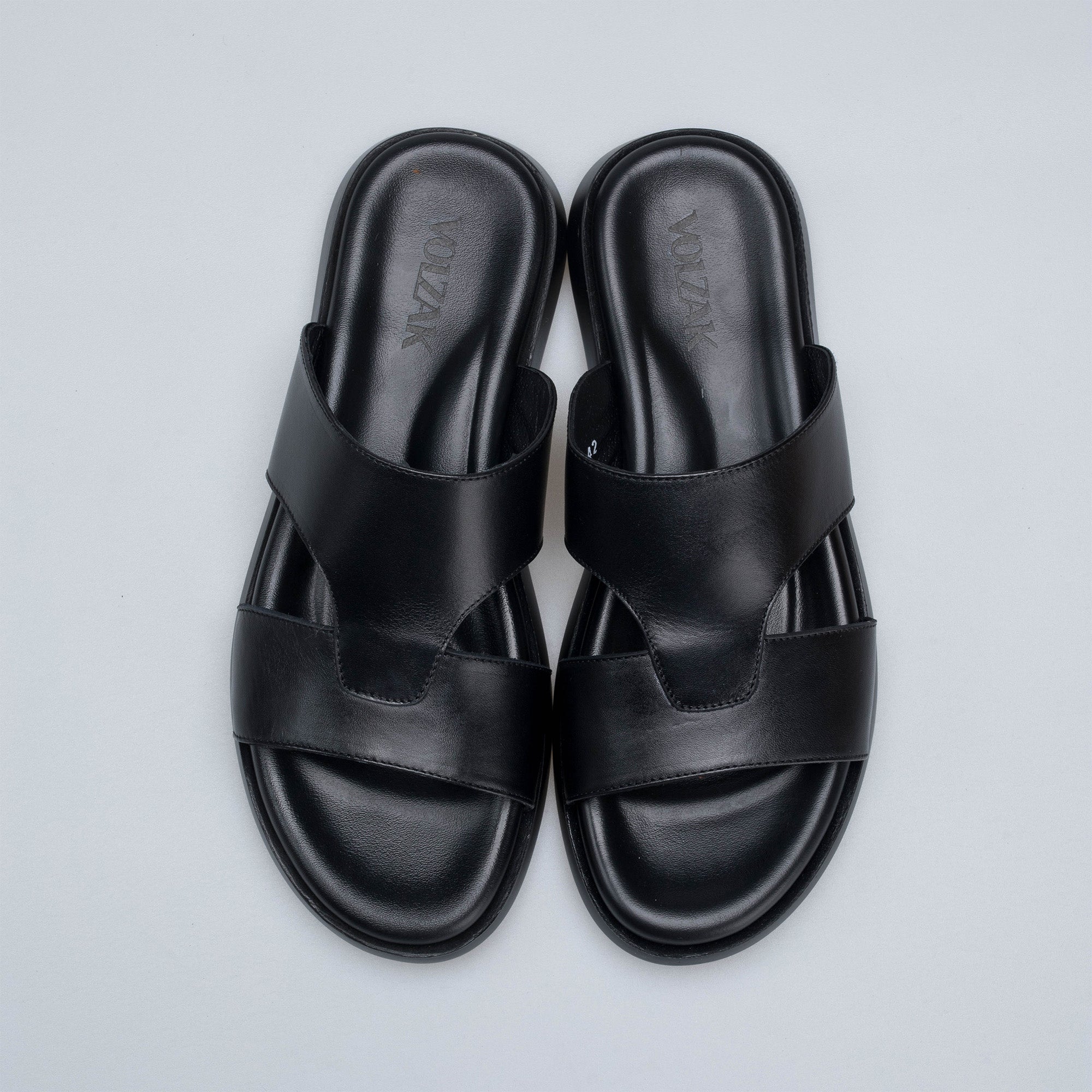 Volzak 5409 Sandale en cuir Noir