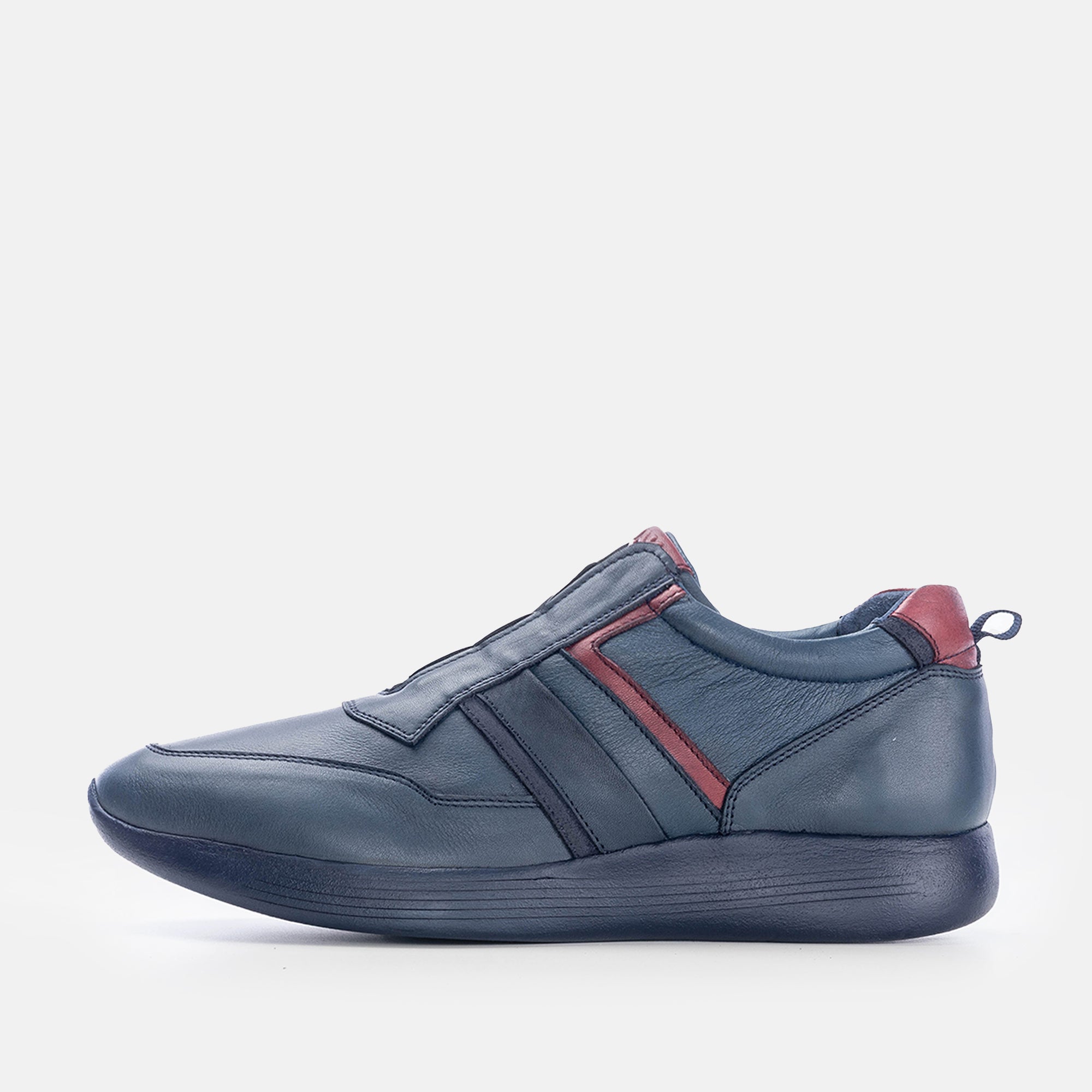Volzak 586 Blue Leather Espadrille