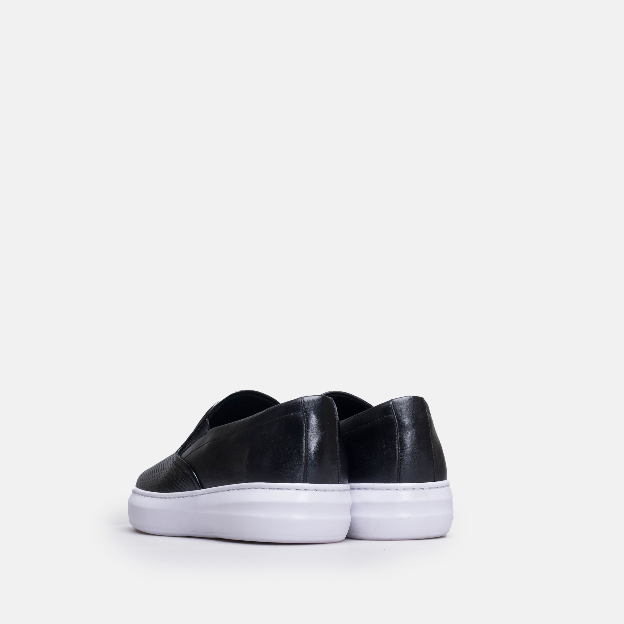 Volzak 5417 basket en cuir Noir