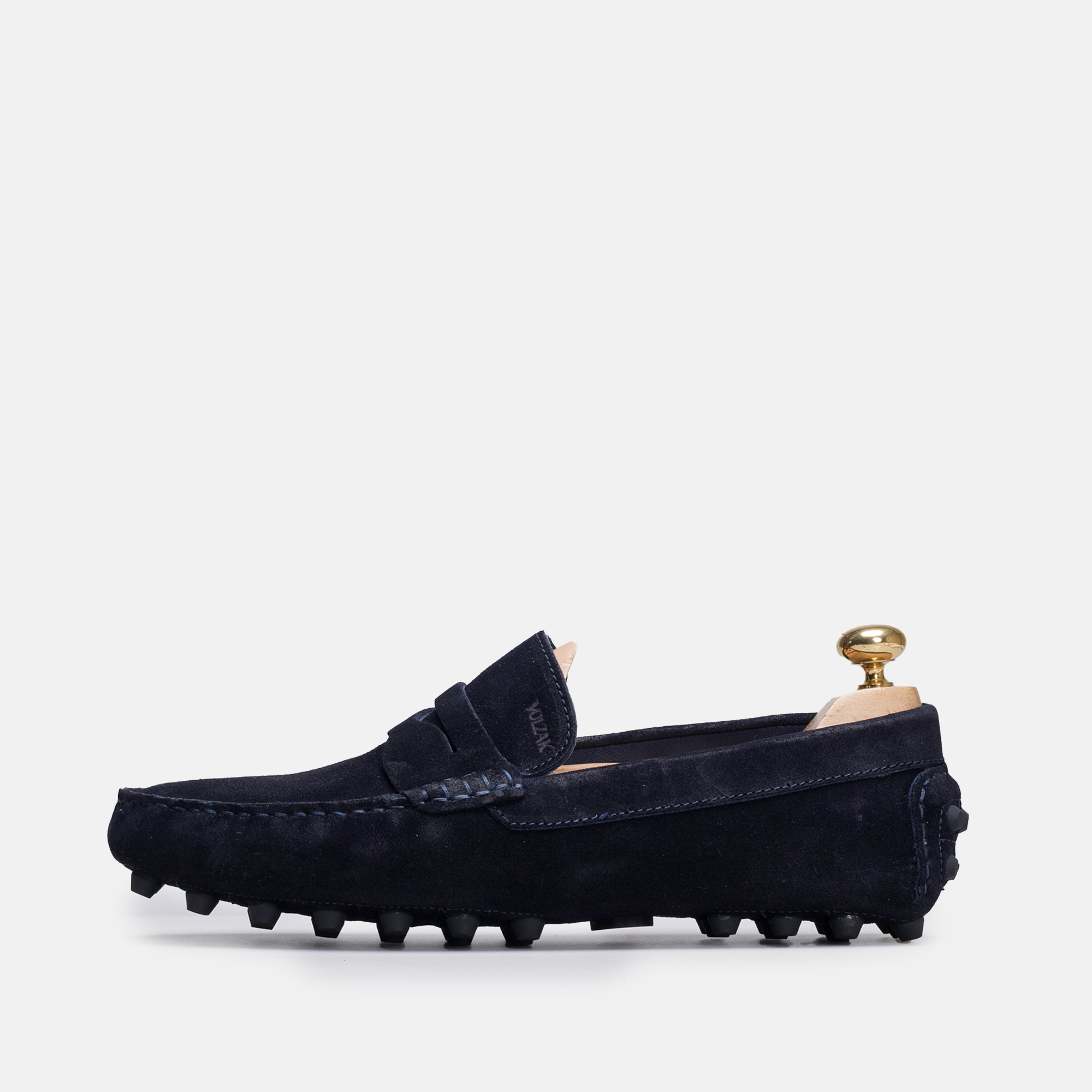 Volzak 2000 Mocassin en daim Bleu