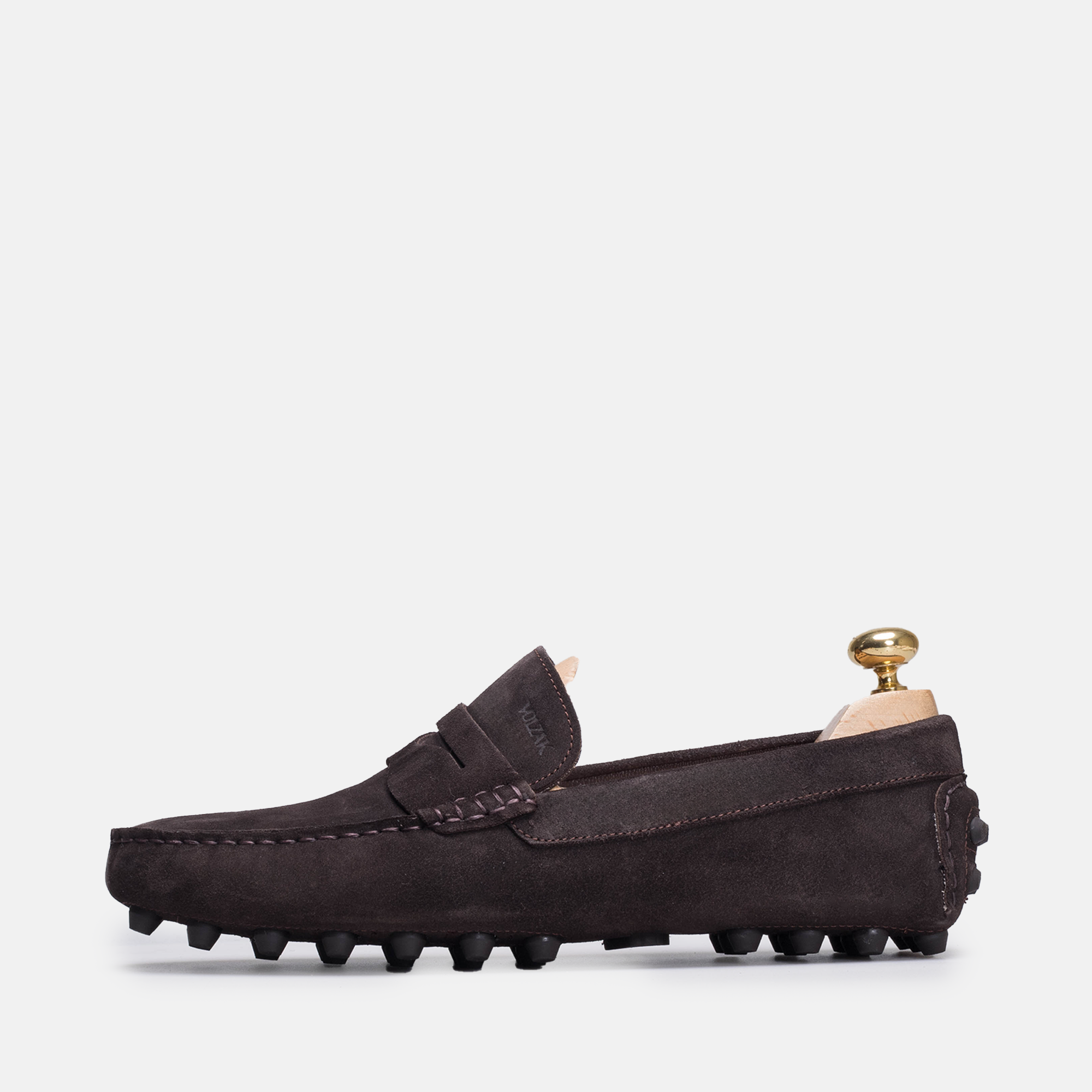 Volzak 2000 Mocassin en daim Marron