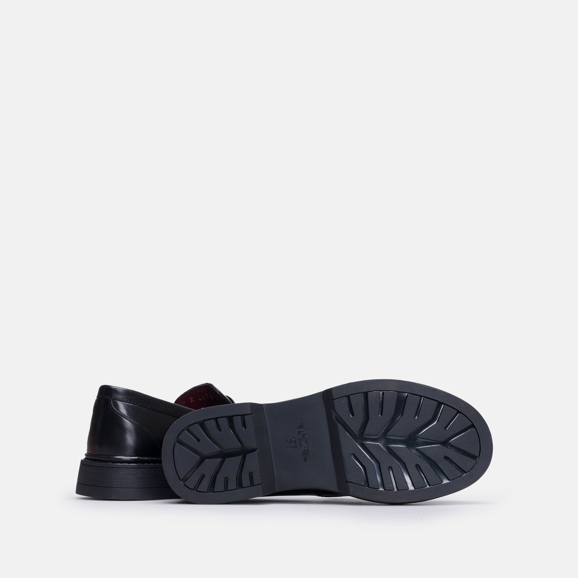 Volzak 6035 Black Leather Shoe