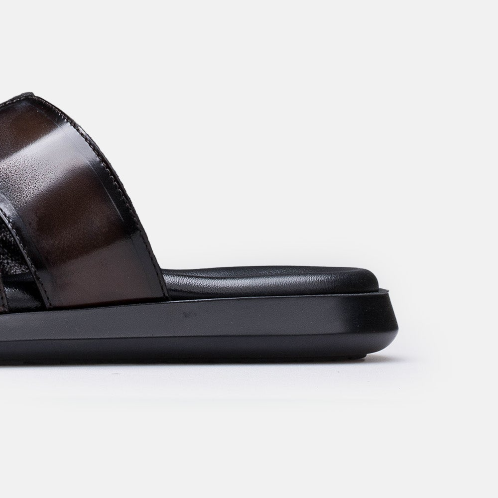 Volzak 5414 Leather Sandal Removable Brown