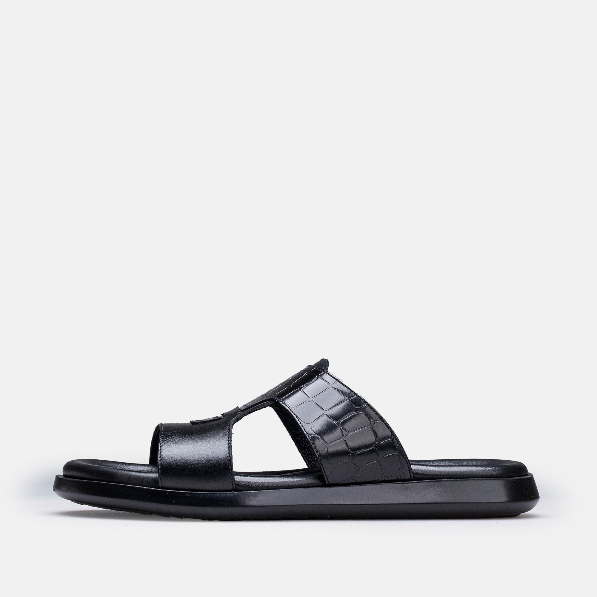 Volzak 5413 Sandale en cuir Noir