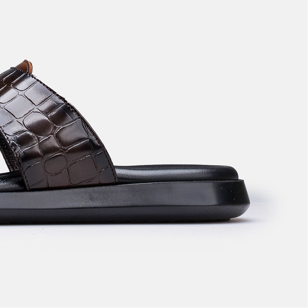 Volzak 5413 Brown Leather Sandal