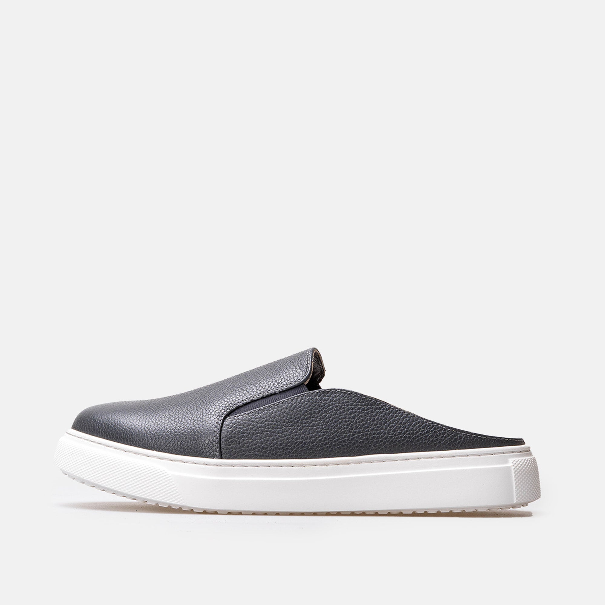 Volzak 301 Mule en cuir Gris