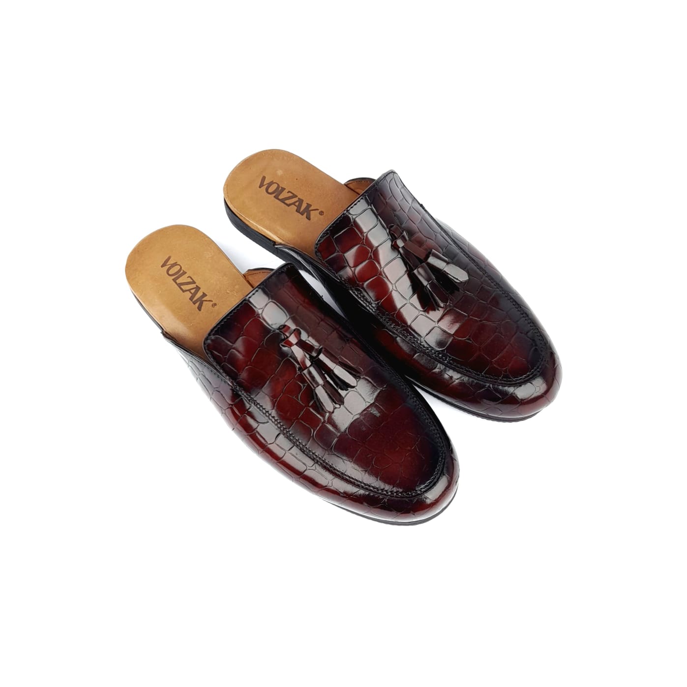 Volzak 5035 Bordeaux Leather Mule